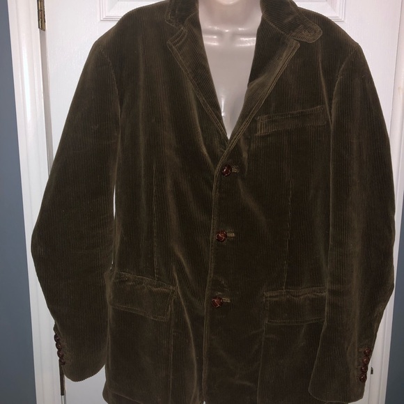 Polo Ralph Lauren Other - Polo Ralph Lauren Men’s Large Brown Coat Corduroy